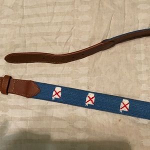 Alabama Flag Needlepoint Belt